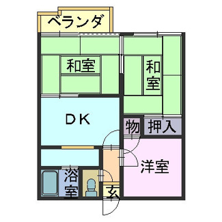 【間取り】 | 尺土グリーンヴィレッジＢ