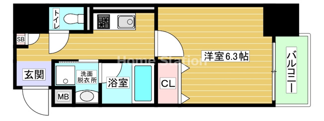 【間取り】 | プランドール中之島