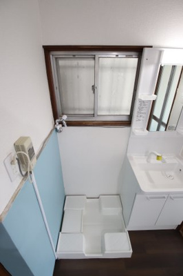 【設備】 | 堺市東区野尻町481-7貸家 | 室内洗濯機置き場