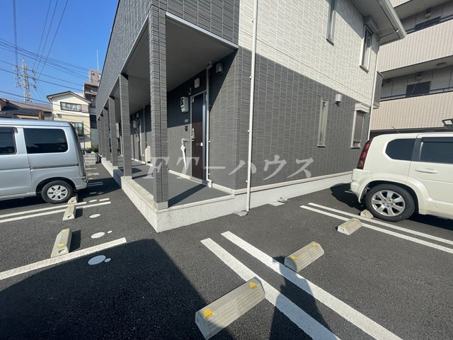 習志野市藤崎２丁目のアパートの駐車場