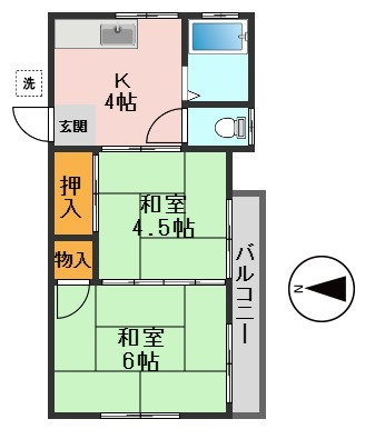 東ハウスの間取り