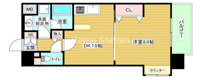 【間取り】 | アルグラッド福島EAST