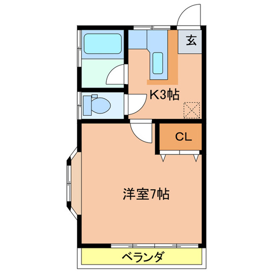 【間取り】 | タマダハイツA