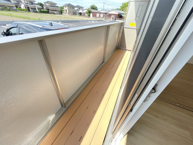 アテリア参番館のバルコニー