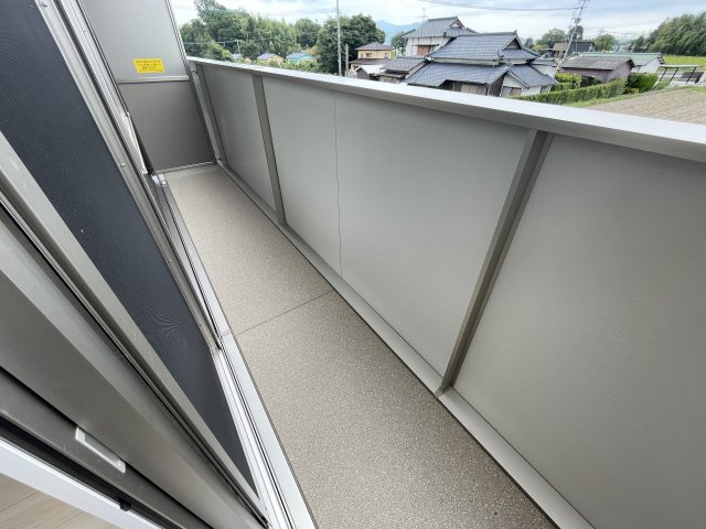 アテリア参番館のバルコニー