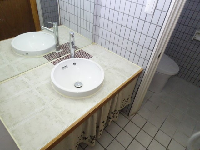 緑園第三サンコーポの洗面所