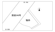 国道246号沿い自社ビル用地の画像