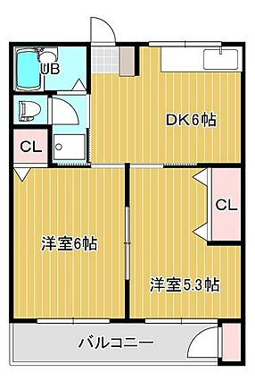 シャルマンコーポ【キャッシュバック対象物件】の間取り