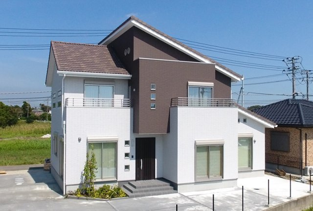 山武郡横芝光町鳥喰新田　モデルハウスの外観|現在モデルハウスとして使用中
未入居　6ＬＤＫ