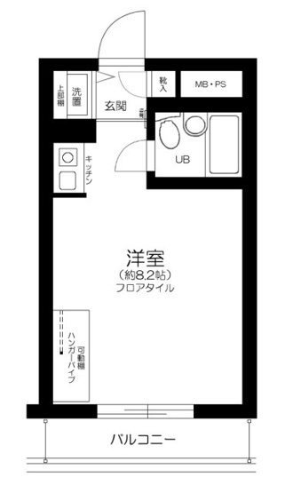 【間取り】 | ハイネスプラザ新宿５