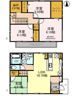 【間取り】 | 大阪狭山市東野西戸建