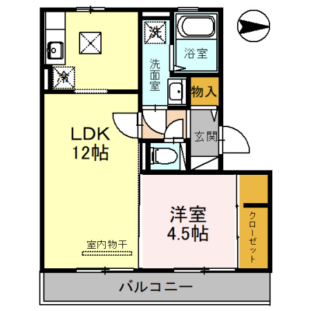 【間取り】 | レフィナードカルチェA棟