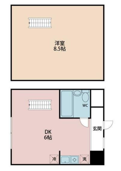 ジーアイハウス湊Ａの間取り