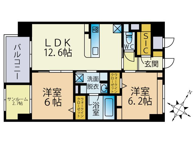 【間取り】 | BLESS南福岡