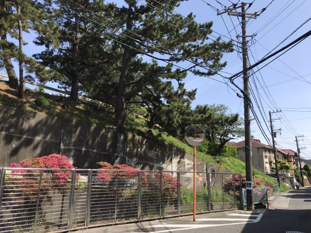 海見え！江の島一望　旧社宅跡地の大型用地の外観