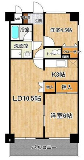 【間取り】 | コンフォート市ヶ尾 | 間取り