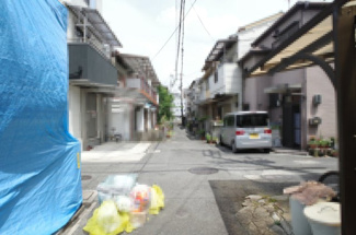 【前面道路含む現地写真】