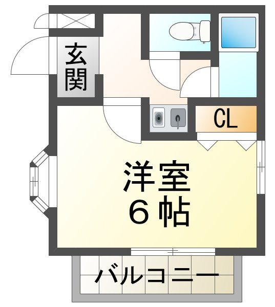 サンウィング神陽の間取り