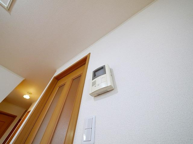 グラース　プロムナードのセキュリティ|モニター付きインターホンです