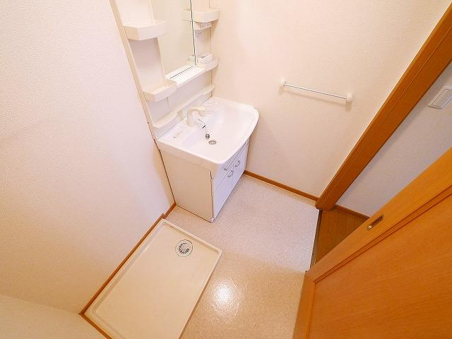 グラース　プロムナードの洗面所|忙しい朝には欠かせない洗面所です
