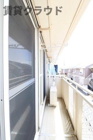 サンモールおゆみ野　Ｂのバルコニー|バルコニーがあります