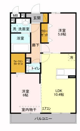 【間取り】 | レフィナード（D-ROOM）