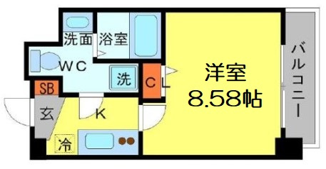 【間取り】 | SERENiTE日本橋SUD