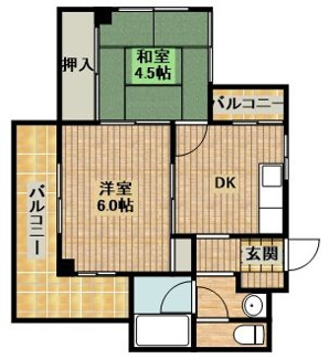 【間取り】 | 榎本ハイツ