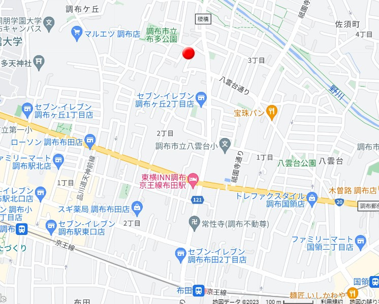 コリーナヴェルデの地図