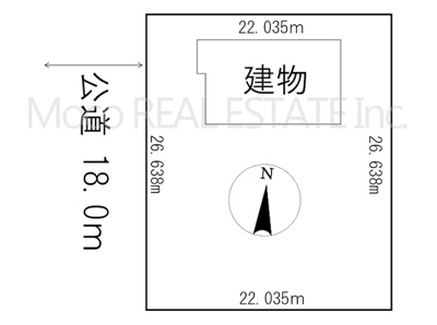 【区画図】 | 北見市高栄西町中古住宅