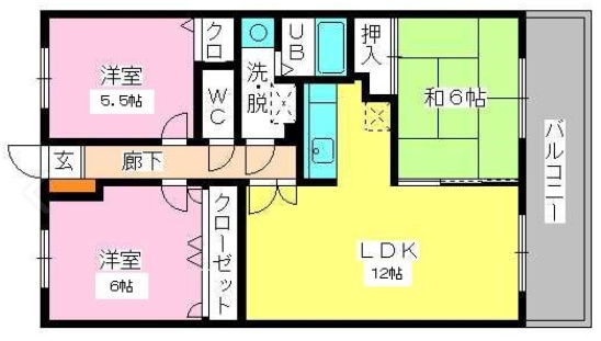 【間取り】 | ファミーユ博多の森