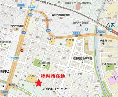 【地図】 | 宇佐崎中貸戸建