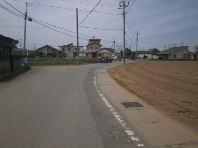 【前面道路含む現地写真】 | 深谷市岡 650万 土地