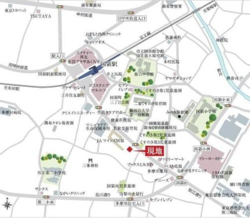 レディアス調布国領の地図