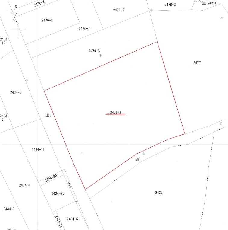 宇都宮市西刑部町　土地の土地図