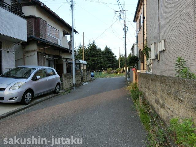 東習志野８丁目　売地の外観|前面道路　位置指定道路　幅員4.5ｍ　
