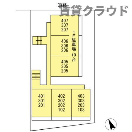 グレイスフルツツイの区画図