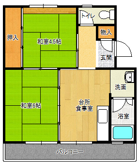 【間取り】 | 有野団地 | 有野団地（GoodHome）
