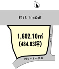 中村西根134-1貸地の画像