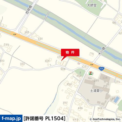 【地図】 | 中村西根134-1貸地