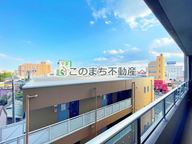ポレスターセントラルシティ桜の展望|バルコニーからの眺めです！