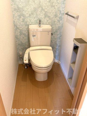 【トイレ】 | グランドメゾンKyamo B棟 | 温水洗浄暖房便座