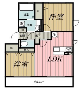 レセンテ小仲台の間取り