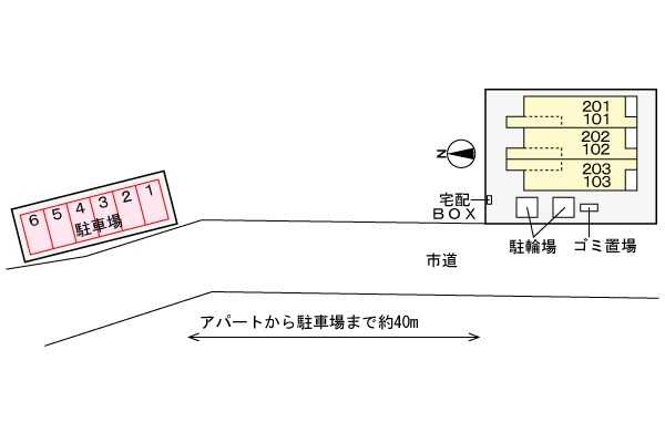 レジデンス　神明Ⅱ　　刈谷市の賃貸ならクラスホーム刈谷店の駐車場