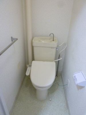 【トイレ】 | 芳賀興産ビル | 温水洗浄便座