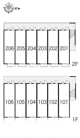 レオパレスエンジェルの館のエントランス