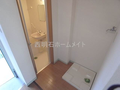【洗面所】 | コーポみのりⅡ | 洗濯機置き場