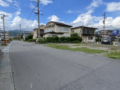 【外観】 | 岡谷市長地権現町３丁目売地② | 西側 前面道路