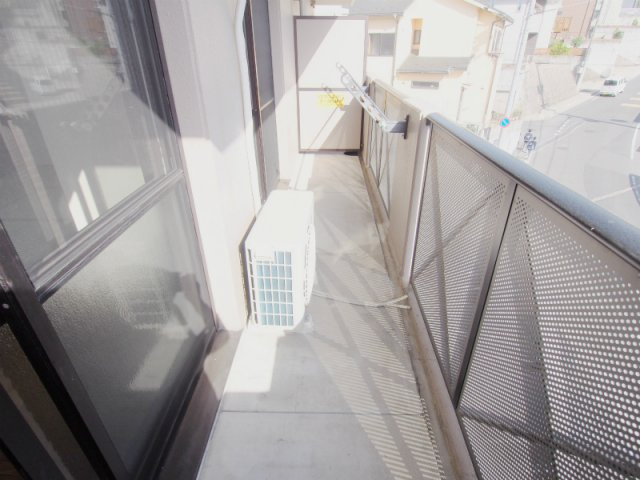 クローカス浜角壱番館のバルコニー
