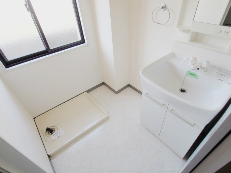 クローカス浜角壱番館の洗面所